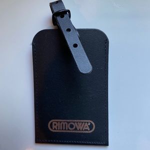 Rimowa leather luggage tag NEW
